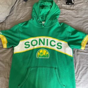 Seattle Supersonics Hoodie Shirt Large